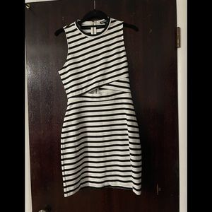 Mini stripped Express dress size 6